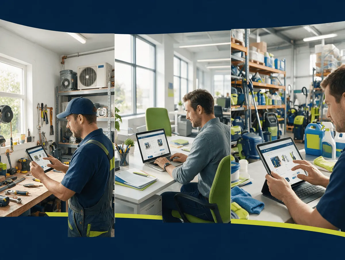 Different B2B buyers shopping personalized catalogs with customer-specific pricing