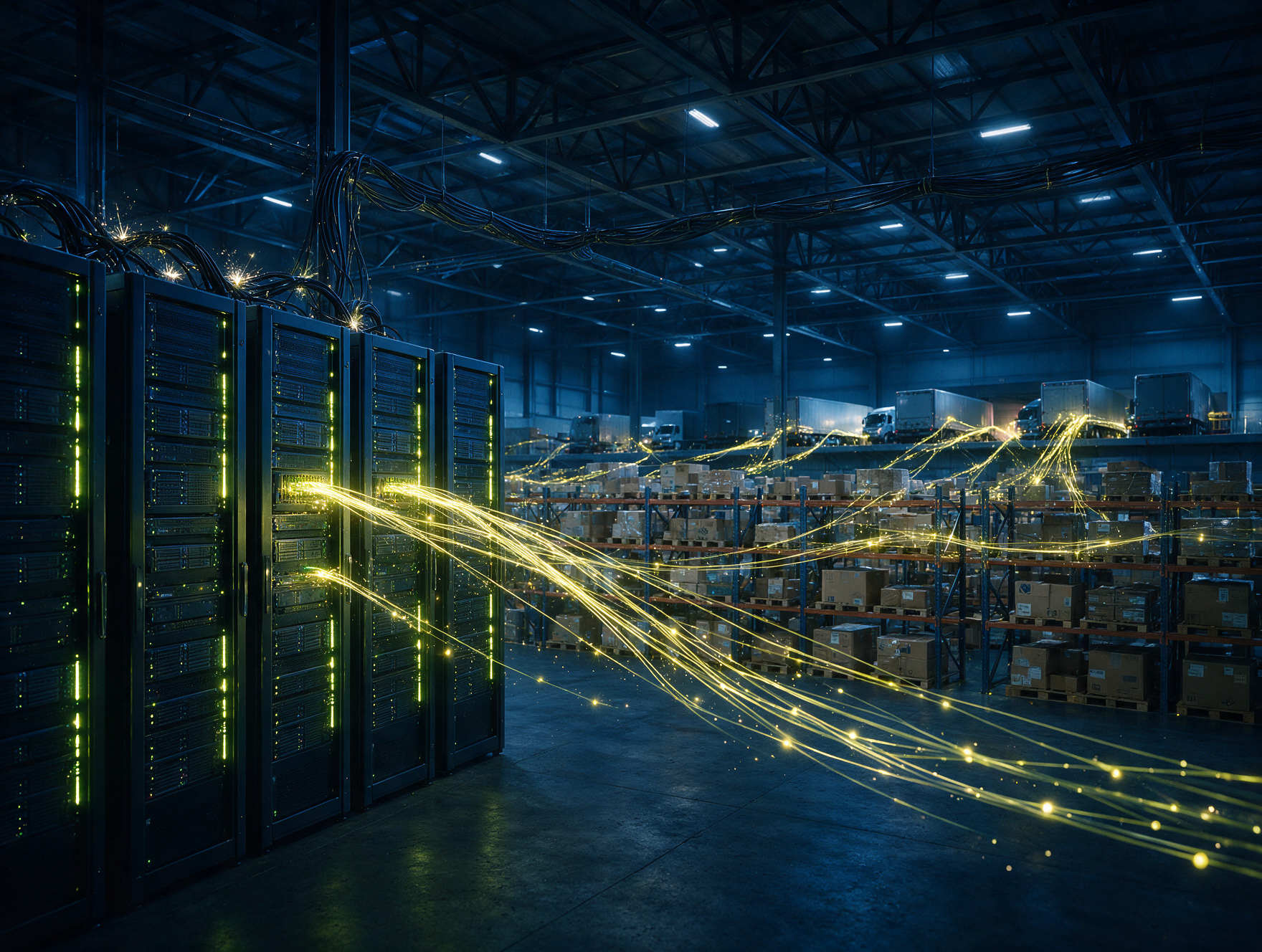ERP data connected to warehouse inventory and shipping workflows beyond simple data synchronization