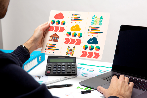 Reviewing customer-specific pricing and account plans on paper